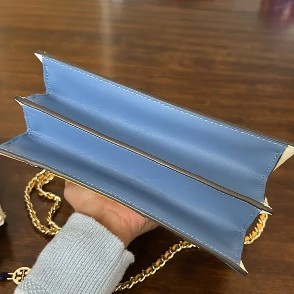 Tory Burch Robinson Balloon Stripe Convertible Shoulder Bag